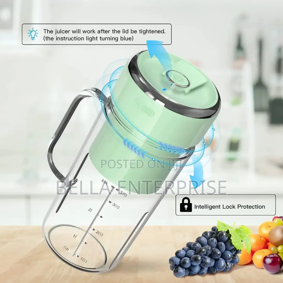 330ml Portable Juice Cup Blender With Straw-Blend Go Rechargeable