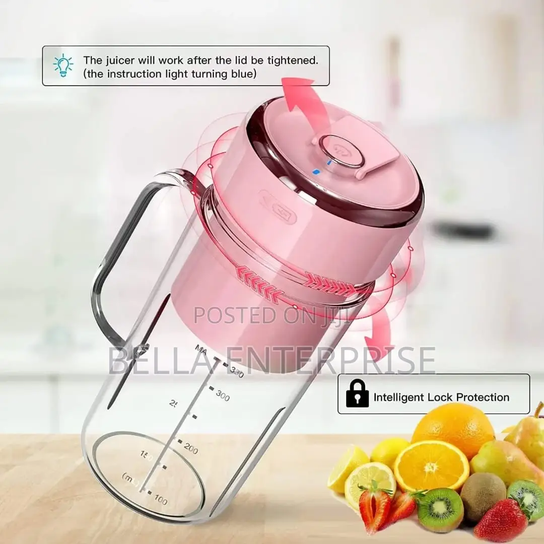330ml Portable Juice Cup Blender With Straw-Blend Go Rechargeable