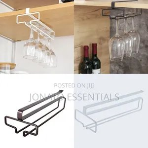 Wine Glass Holder Under Cabinet Kitchen Stemware Rack