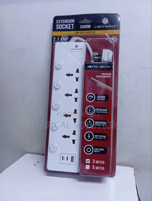 Light Wave Extension Socket 4 Way