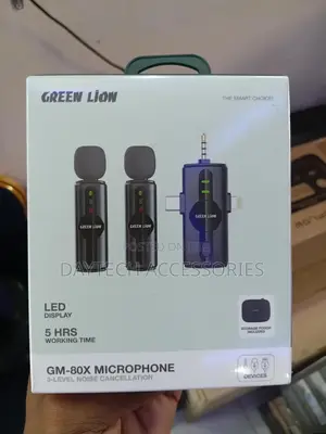 This Is a Green Lion Gm-80x 3-in-1 Dual Wireless Microphone System.