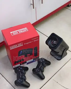 Hy320 Game Projector Android 12 System With Wireless Gaming Controller