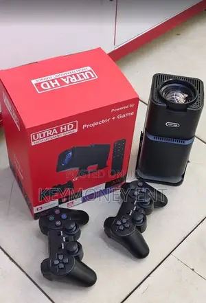 Hy320 Game Projector Android 12 System With Wireless Gaming Controller