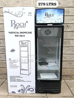 280 Litres Roch Vertical Showcase Model RSF-350-O Refrigerator