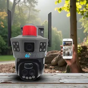 Instant Alerts Smart Dual Lens Loud Speaker Siren Electric Camera