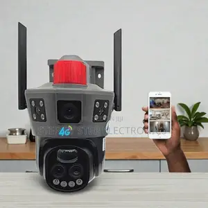 Standalone Smart Dual Lens Loud Speaker Siren Electric Camera
