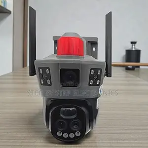 Built in Rechargeable Battery Dual Lens Loud Speaker Electric Camera