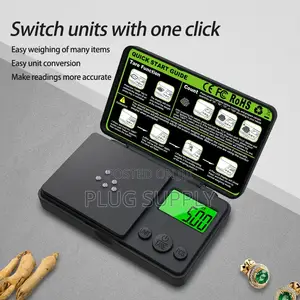 Zilla Top Flip Precision Digital Pocket Scale (0.01g-1kg)