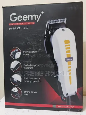 Geemy Professional Hair Clippers/Gm-1017 Shaving Machine. ( Corded)