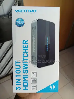 Vention 3 in 1 Out Hdmi 2.0 Switcher Grey Aluminium Alloy