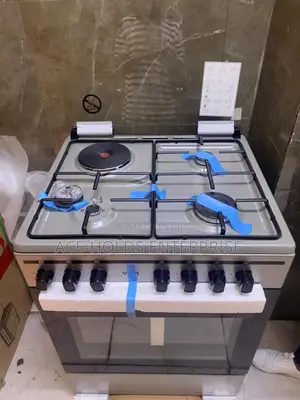 Von 3 Gas + 1 Hot Plate, Jet Valve Burner Safety Sensor Electric Oven