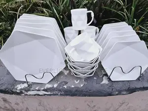 24 PCS Hexagonal Dinner Set