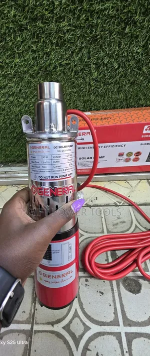 General Solar Submersible Pump 250watts 50m/50m Submersible Solar Pump