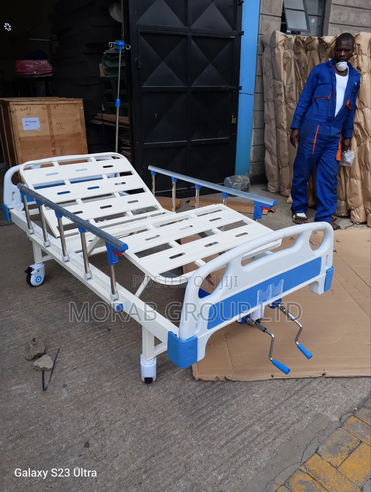 Hospital Bed - Double Crank Imported