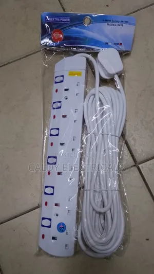 JSB 6-Way 10mtrs Power Extension Socket Cable With Surge Stabiliser