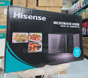 25l Black Hisense Microwave