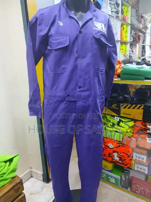 Brand Identity Coveralls in Blue