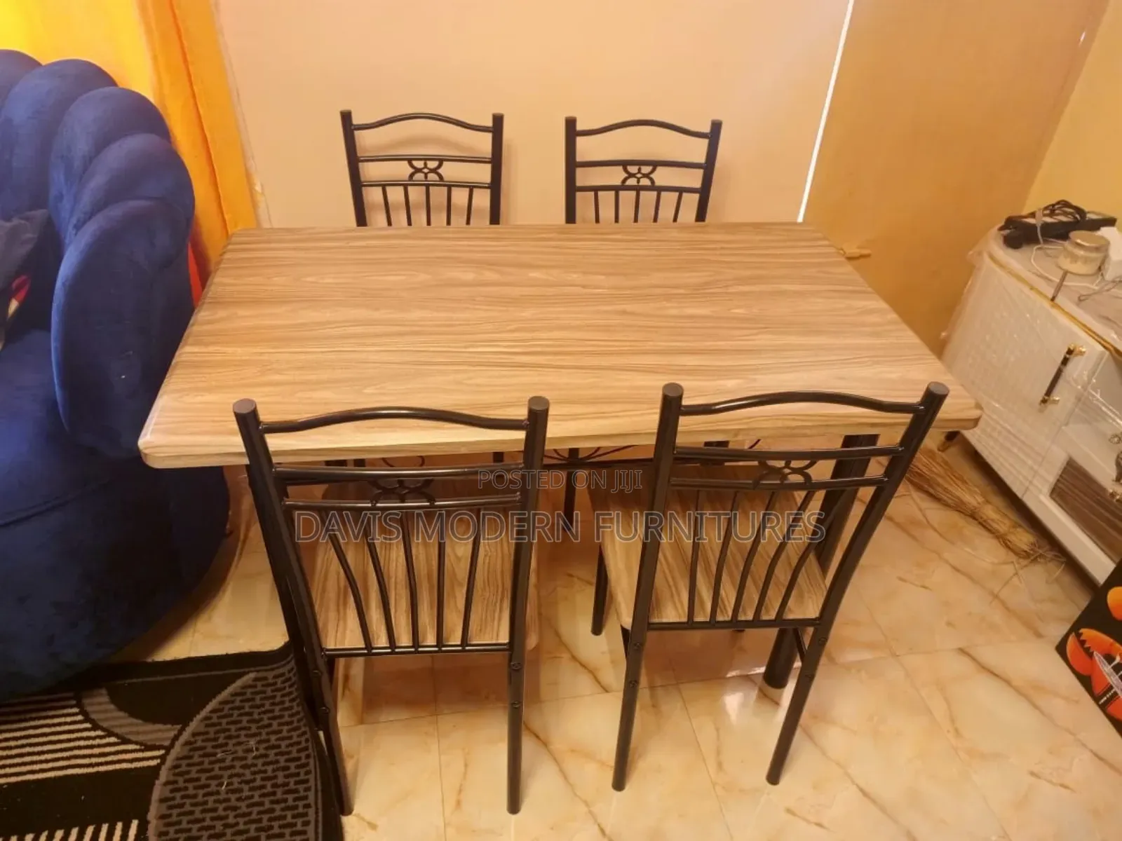 A Dining Table and Chairs