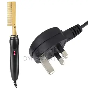 Uk Plug - Hot Comb Electric Hair Straightener