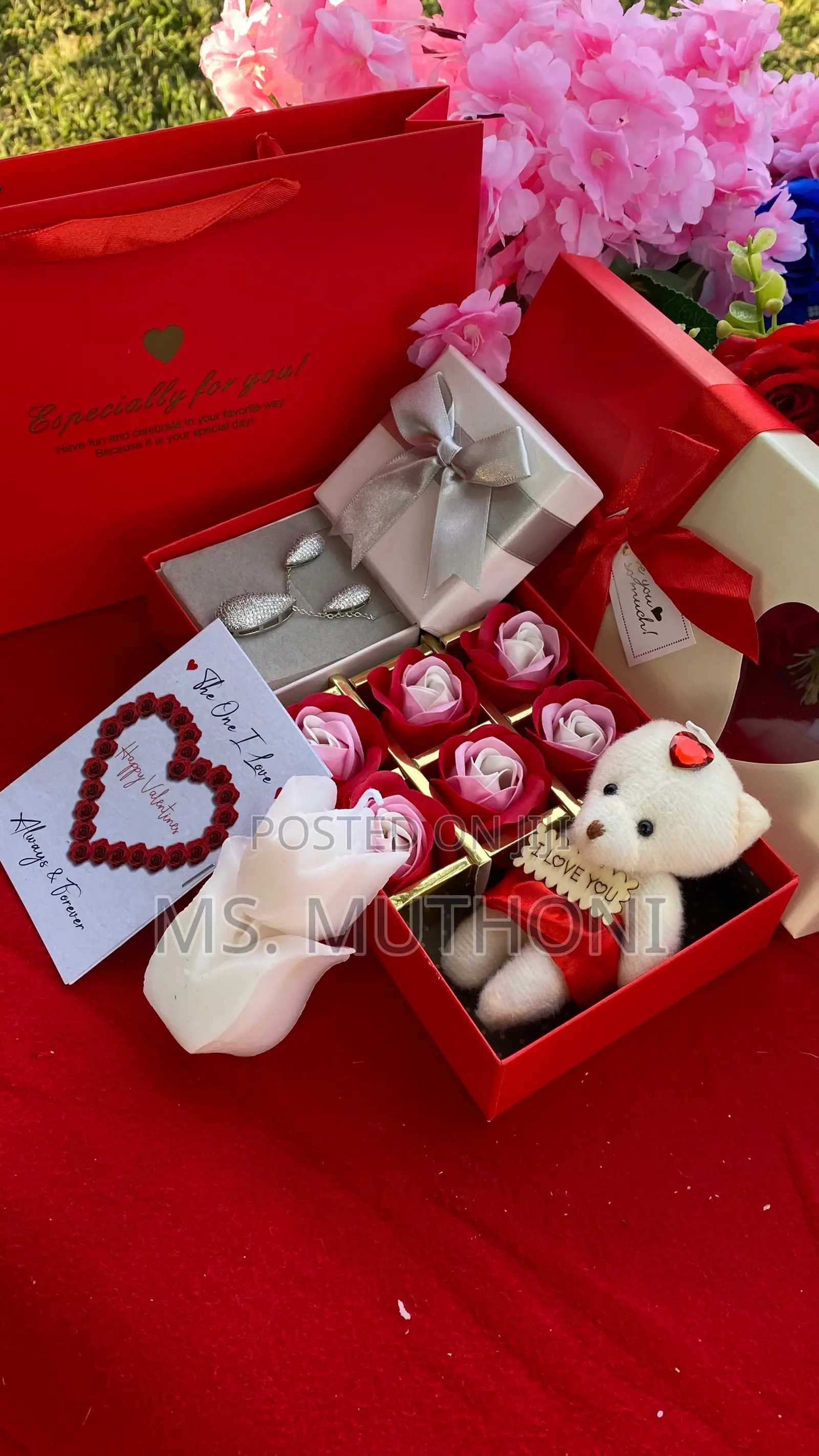  Valentines Scented Candle Ladies Gift Pack 