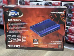 Boschmann 4 Channel 1500watts Advanced Bridgeable Car Amplifier
