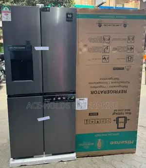 Hisense Fridge 470 Liters 4-Cross Door With Dispenser - 2yrs Warranty