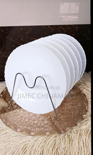 10.5" White Dinner Plate Set –6pcs