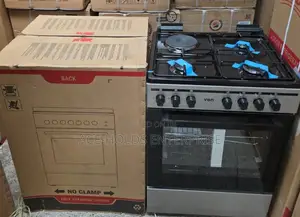 60*60 Von Cooker 3 Gas + 1 Electric Hotplate Standing Gas Cooker