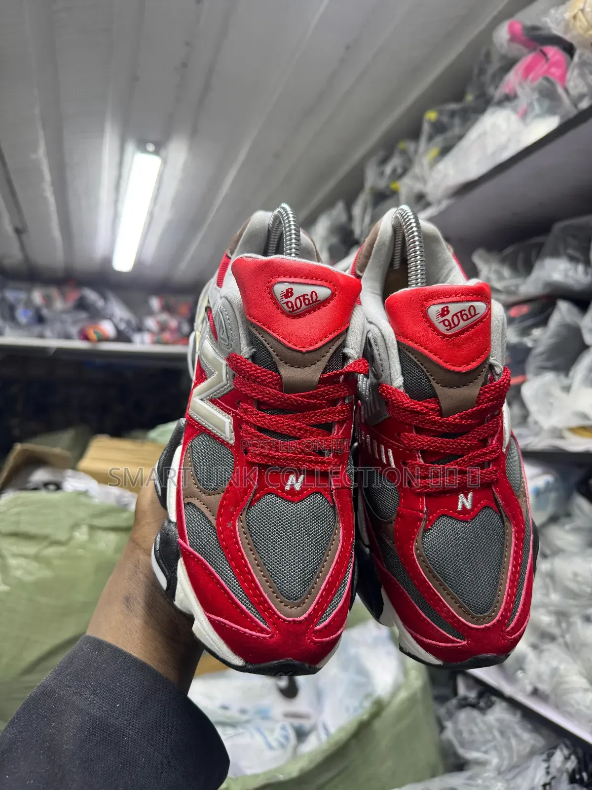 Red New Balance 9060