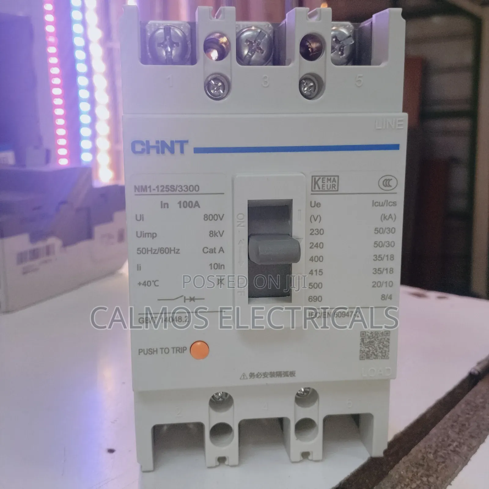 3pole McCb 100a,Mccb 100a Chint