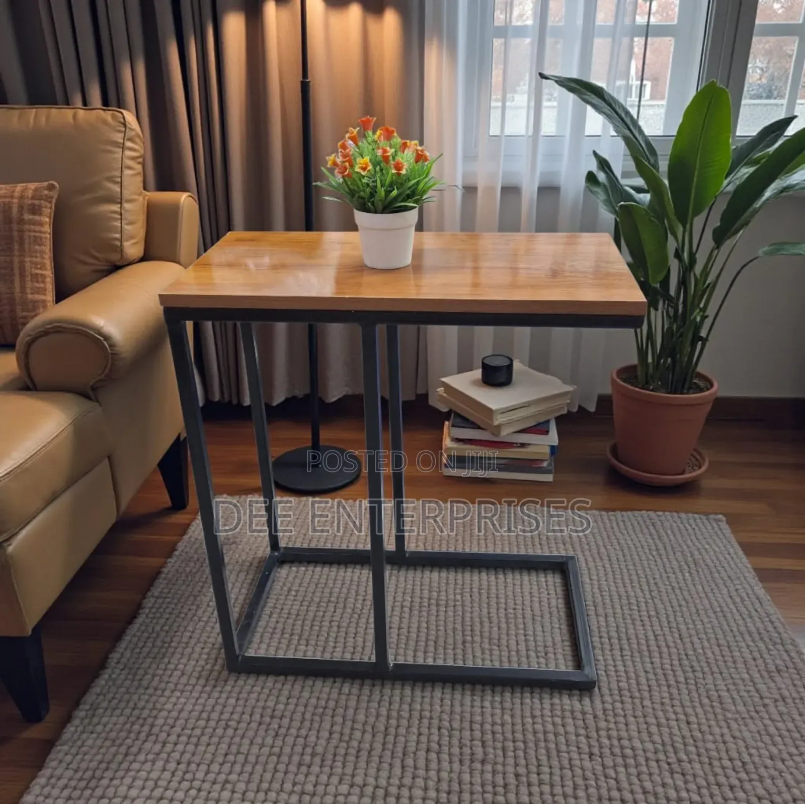 Classy Wooden Side Table/Laptop Stand