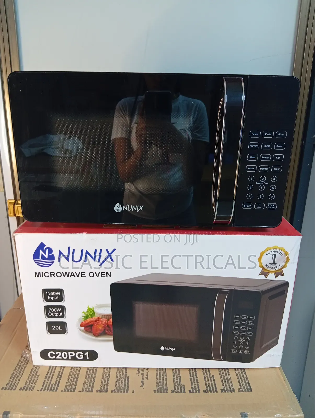 Nunix 20 Litres Digital Microwave