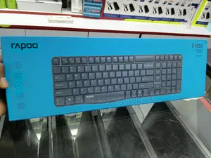 Rapoo E1050 Spill-Resistance 2.4ghz Keyboard Nano Receiver