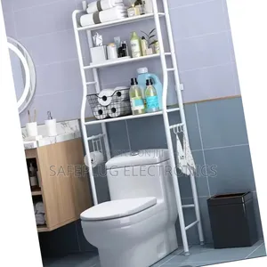 Toilet Stand - Magically Organize Towels Toiletries | No Drilling