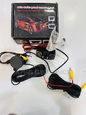 Reverse Camera With Parking Sensor – Universal for All Car Models