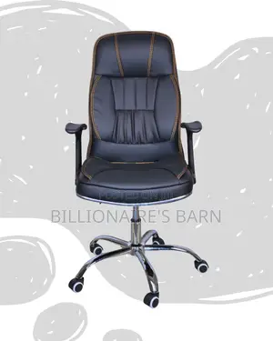 Executive Leather Office Chair High-Back | Premium Leather Finish