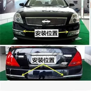 Nissan Teana Model Front And Rear Bumper Chrome Moulding