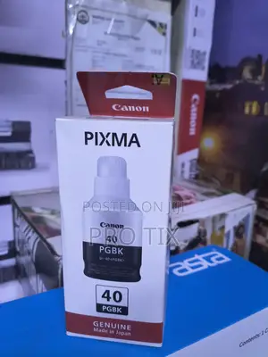 Canon Genuine Ink 40 PGBK Black Gi-40-Bk 3385c001