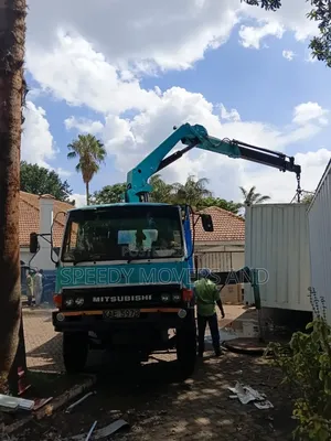 Transit Trucks With Hoisting Cranes Are Available for Errands