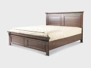 Panel Wooden Bed Size 5 by 6 Free Delivery