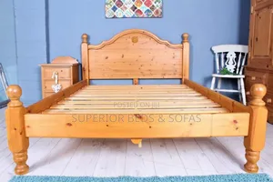 Classic Pine Wooden Bed Size 4 by 6.