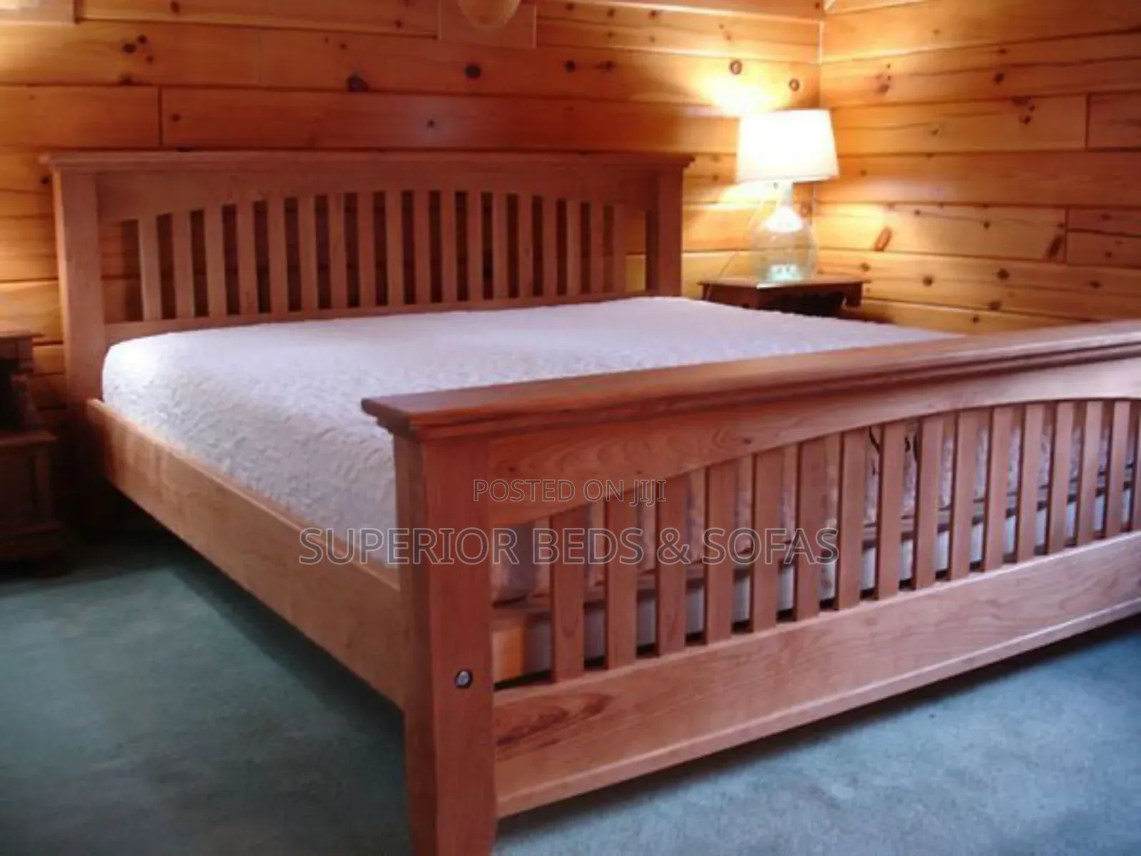 Solid Wood Slat Bed Size 5 by 6