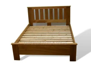 Pure Mahogany Wooden 4 by 6 Slatted Bed