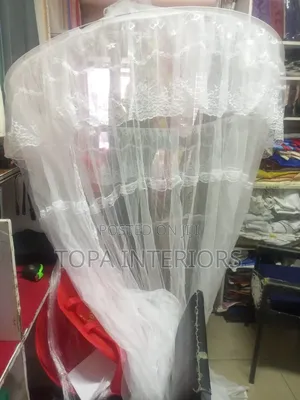 Big White Round Mosquito Net for 6x6 Bed Size