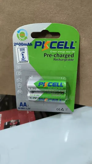 Pkcell Precharged Rechargeable Aa2(2 Pack)