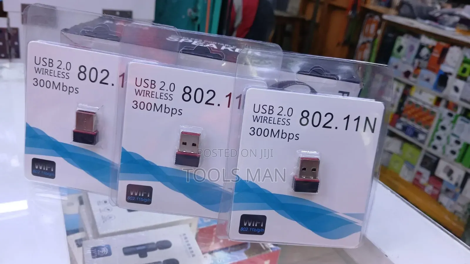 Usb 2.0 Wireless 802.11n 300 MBPS Wifi Adapter (Dongle).