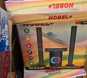 Nobel Nb-2060 5.1ch High Tech Multimedia Sound System Bt/Fm/Usb/Aux