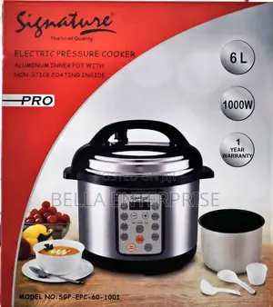 6;0 LTRS Electric Pressure Cookersigature