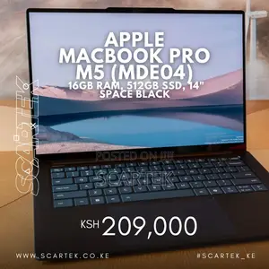 New Laptop Apple Macbook Pro 2025 M5 14-inch 16GB SSD 512GB