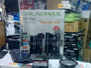 2.1ch Solarmax Multimedia Speaker System Woofer With Multiple Ports 